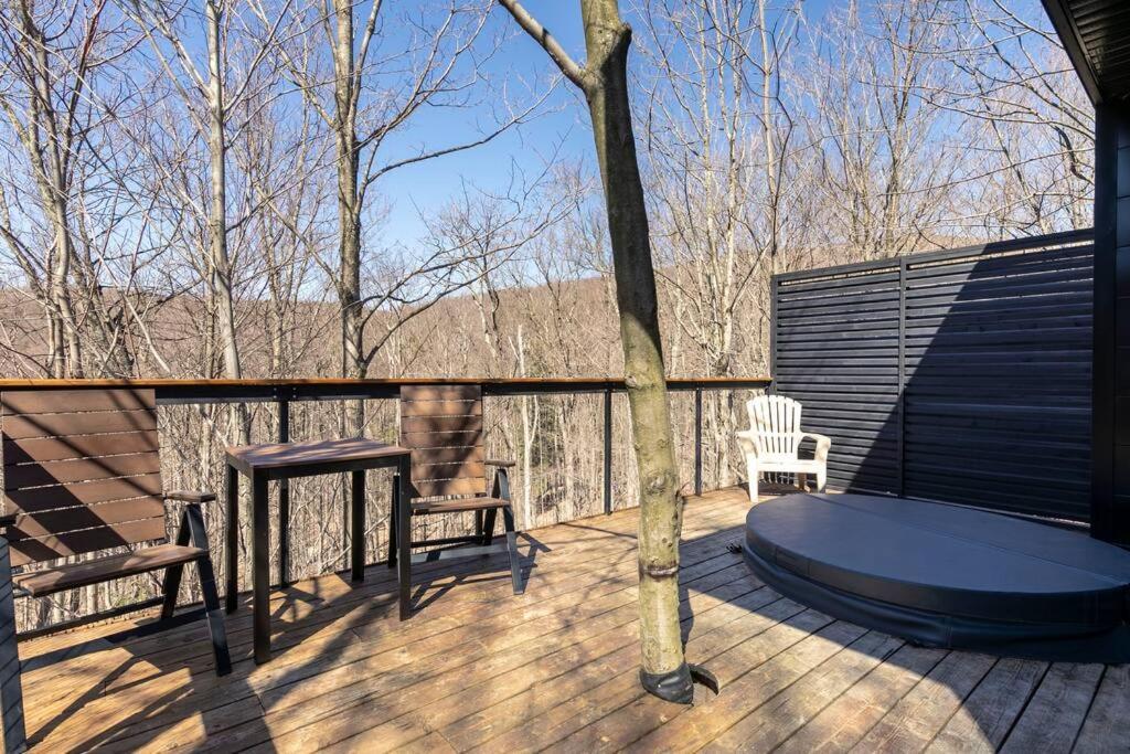 Villa Cabin Sutton 252 - En Harmonie Avec La Nature! Exterior foto