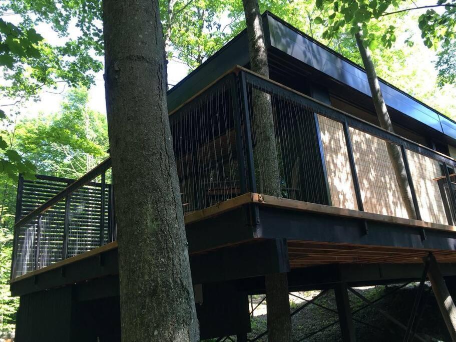 Villa Cabin Sutton 252 - En Harmonie Avec La Nature! Exterior foto